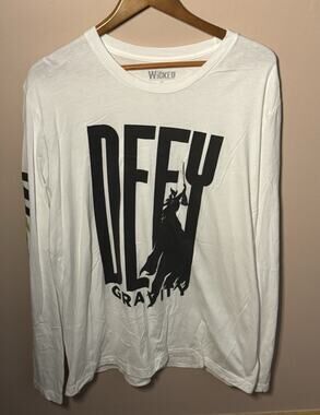 Wicked DEFY Gravity White Long Sleeve T-Shirt XXL